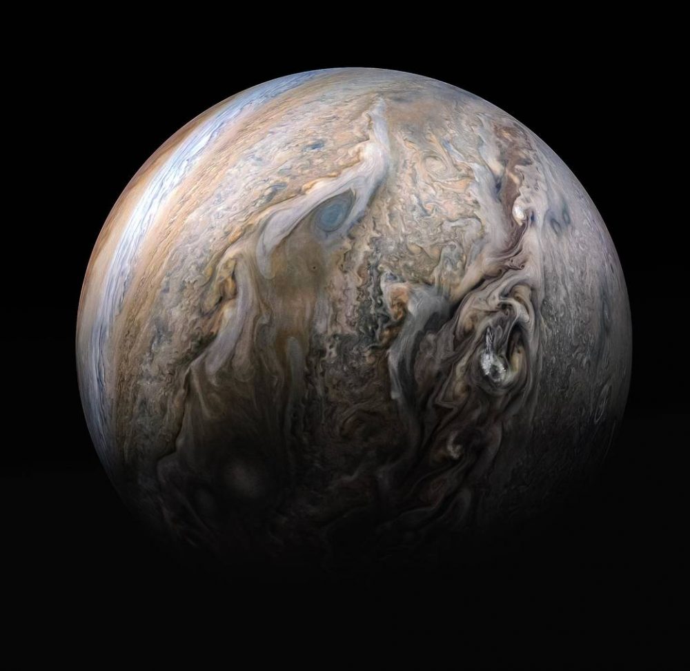 Великолепное северное полушарие Юпитера. Предоставлено: NASA / JPL-Caltech / SwRI / MSSS / Кевин М. Гилл.