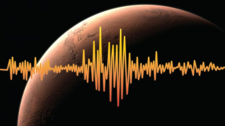Сильные землетрясения, обнаруженные спускаемым аппаратом НАСА на Марсе