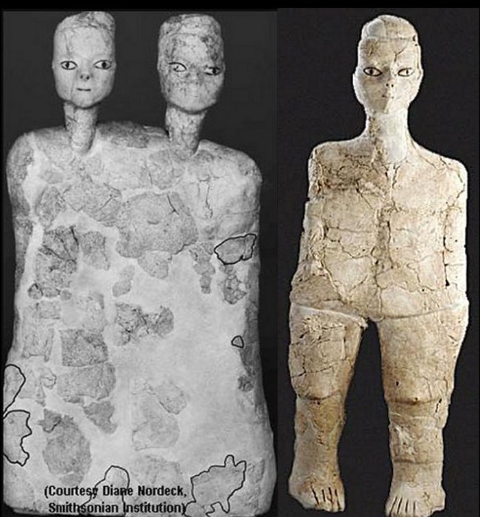 Статуи каменного века были доставлены в Великобританию для реставрации в 1990 году - никогда не вернулись домой в Иорданию