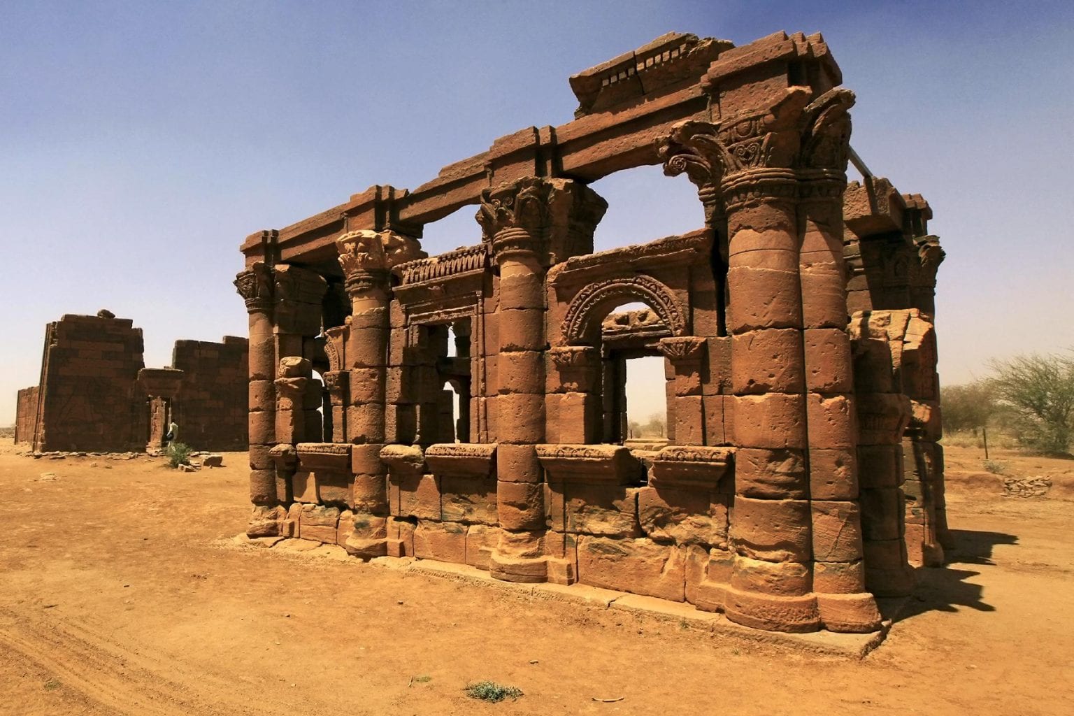 Храм Хатхор, расположенный к югу от пирамид Мероэ. Местная культура разделяла верования, аналогичные египетской культуре. Предоставлено: Reuters / Мохамед Нурелдин Абдалла.