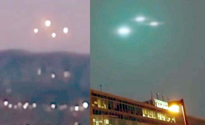 Два интересных видео с НЛО, снятых над Квебеком, Канада