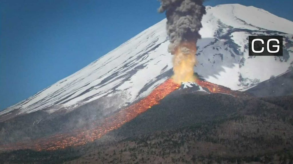 Новая карта опасностей для горы Фудзи вдвое увеличивает оценку потока лавы