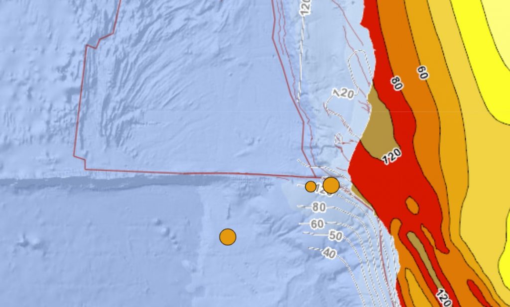 Землетрясения с баллами M4.6 и M4.4 у северной Калифорнии 2 апреля 2021 г.