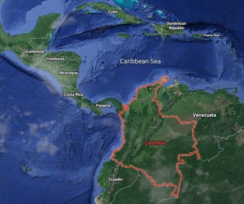 Риск землетрясения и цунами в Колумбии