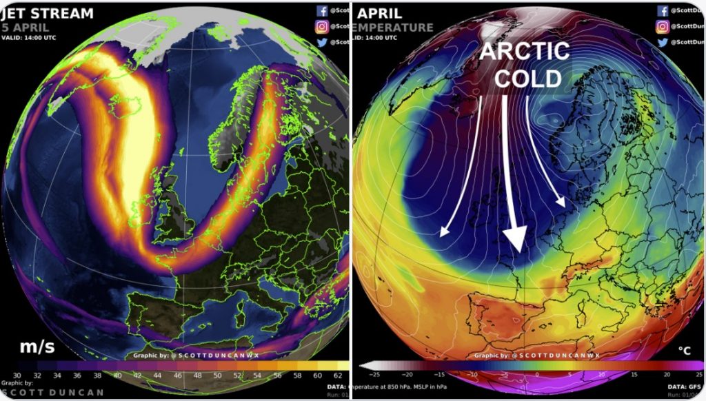 arctic blast в европе, arctic blast в европе цены на продукты питания, arctic blast в европе апрель 2021 г.