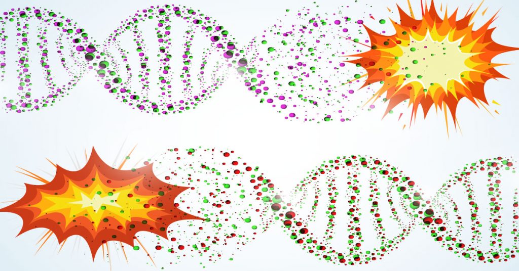 массивное повреждение ДНК, вызванное редактированием гена CRISPRCas9