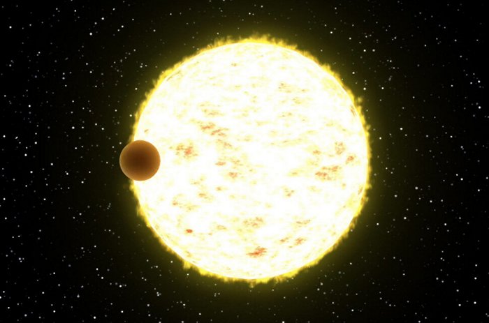 Иллюстрация планеты, проходящей транзитом своей звезды-хозяина. Предоставлено: Лаборатория реактивного движения НАСА.