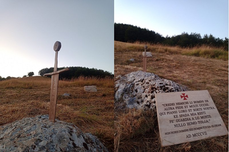 Легендарный меч тамплиеров в камне в Терминилло таинственным образом исчез - где он спрятан?