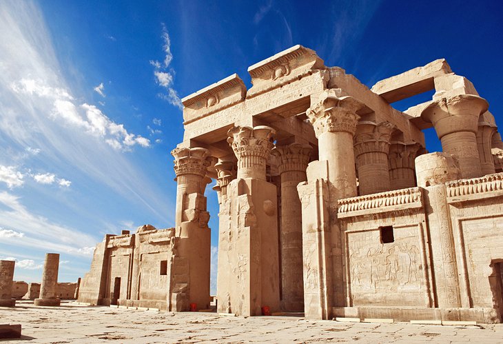Одно из красивейших древнеегипетских мегаструктур - Великий Храм Ком Омбо. Предоставлено: Planetware.