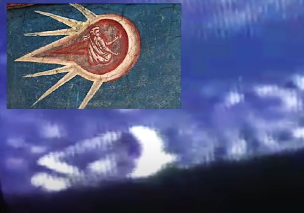 Охотник за НЛО сказал, что таинственный корабль, заснятый камерой МКС, был похож на объект на древней картине.