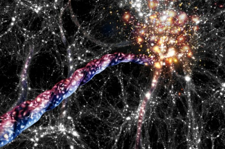 Массивные структуры, соединяющие галактики, начали вращаться, оставив экспертов в недоумении
