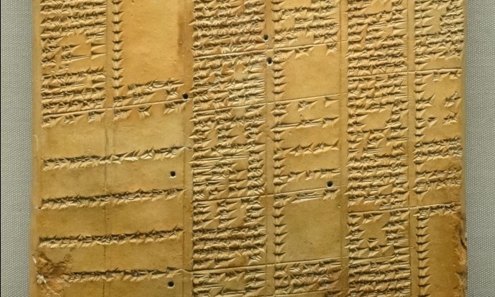 Табличка со списком синонимов клинописи из Библиотеки Ашшурбанипала. Неоассирийский период (934 г. до н.э. - 608 г. до н.э.) 