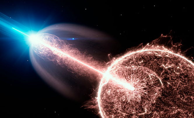 Гигантский космический взрыв обрушил на Землю высокоэнергетические частицы