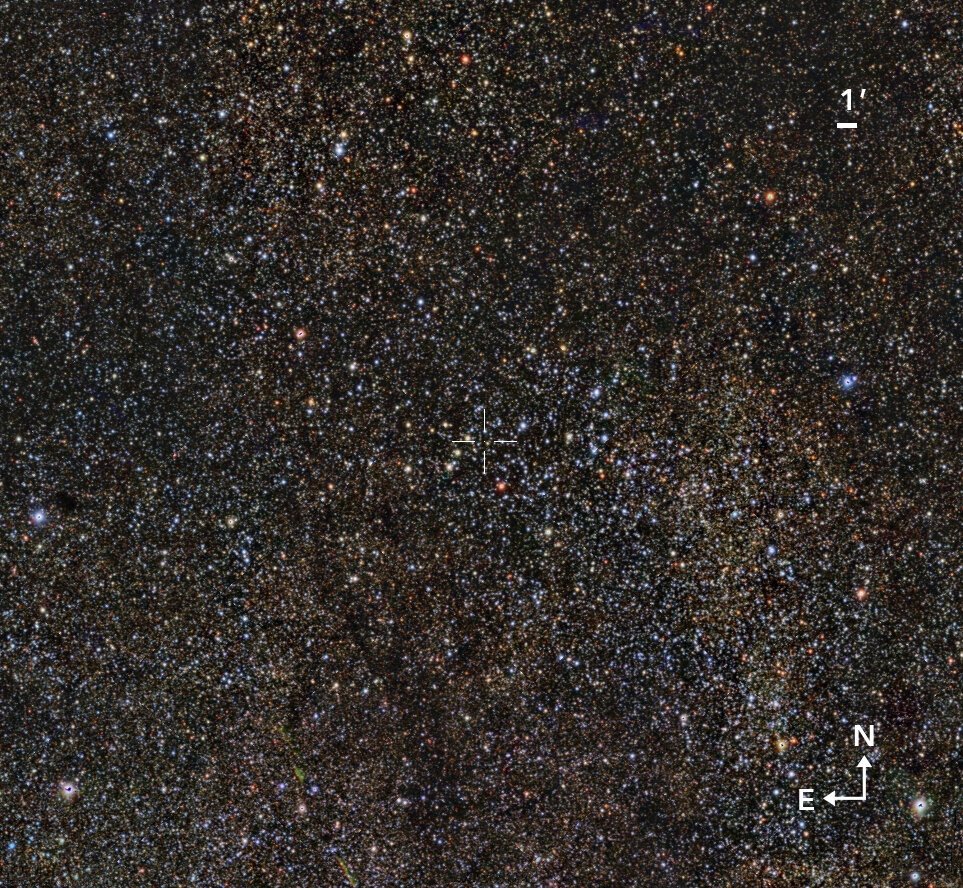 Неожиданное открытие 15000 звезд в созвездии Скутума
