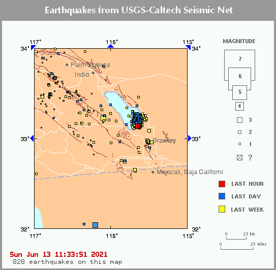 Второй рой землетрясений в Солтон-Си, Калифорния, за неделю, землетрясение в Солтон-Си, 2 рой землетрясений за неделю, поражает Солтон-Си, Калифорния