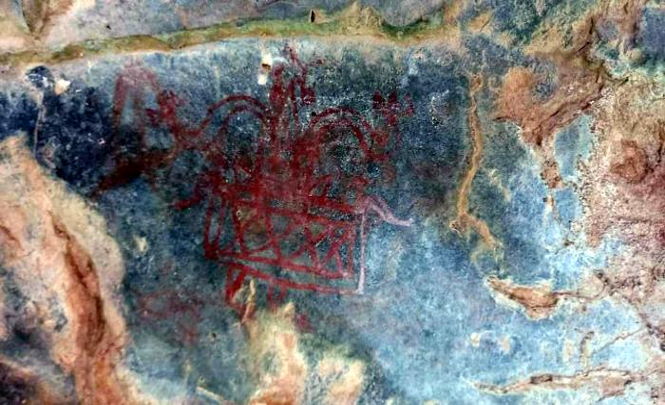 Таинственные древние рисунки найдены в Индии