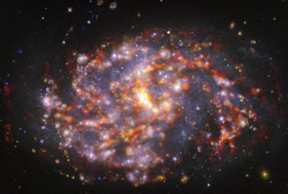 Изображение соседней галактики NGC 1087.