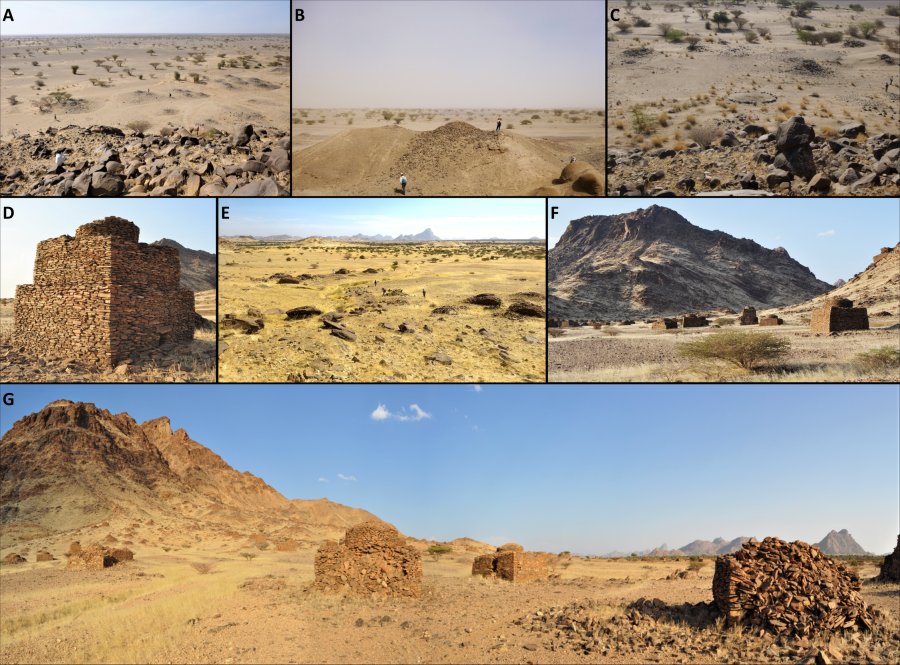 Древние гробницы, расположенные по образу галактики, обнаруженной в Судане