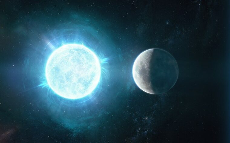 Ученые обнаружили невиданного ранее белого карлика размером с наша Луна, но более массивного, чем наше Солнце