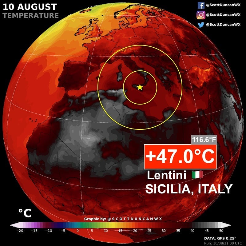 Свирепая жара распространяется из Северной Африки в Южную Европу прямо сейчас, волна тепла в Европе, волна тепла в Испании, волна тепла в Италии, волна тепла в Тунисе