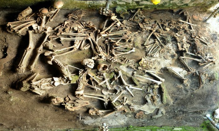 Ученые изучили скелеты, найденные после извержения Везувия в 79 году нашей эры. Изображение предоставлено д-ром Лучано Фатторе.