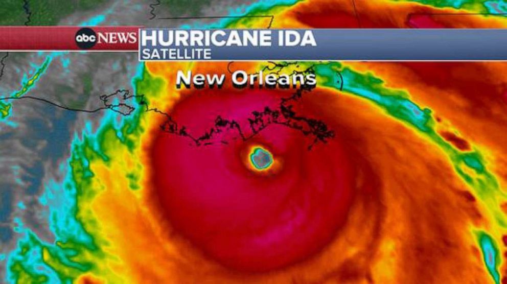 Ураган Ида обрушился на Луизиану на видео и фото