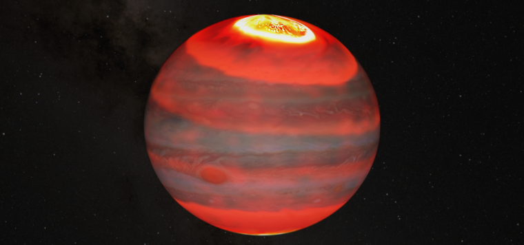 Космический корабль Juno пытается выяснить загадочное нагревание на Юпитере 