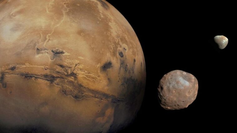 Марсианские луны могут содержать ключи к жизни на Красной планете 