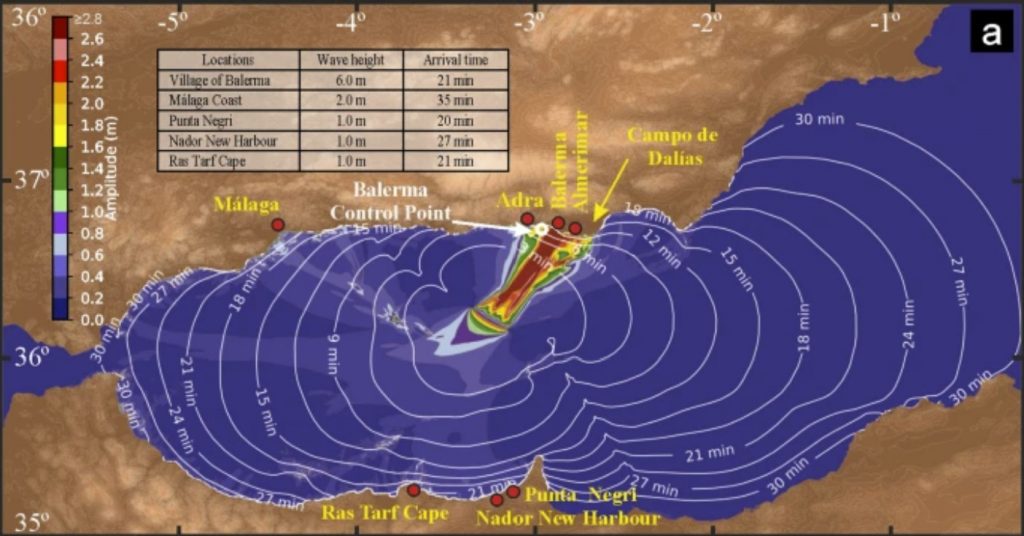 цунами в андалусии, риск цунами в андалусии, риск цунами андалузское побережье