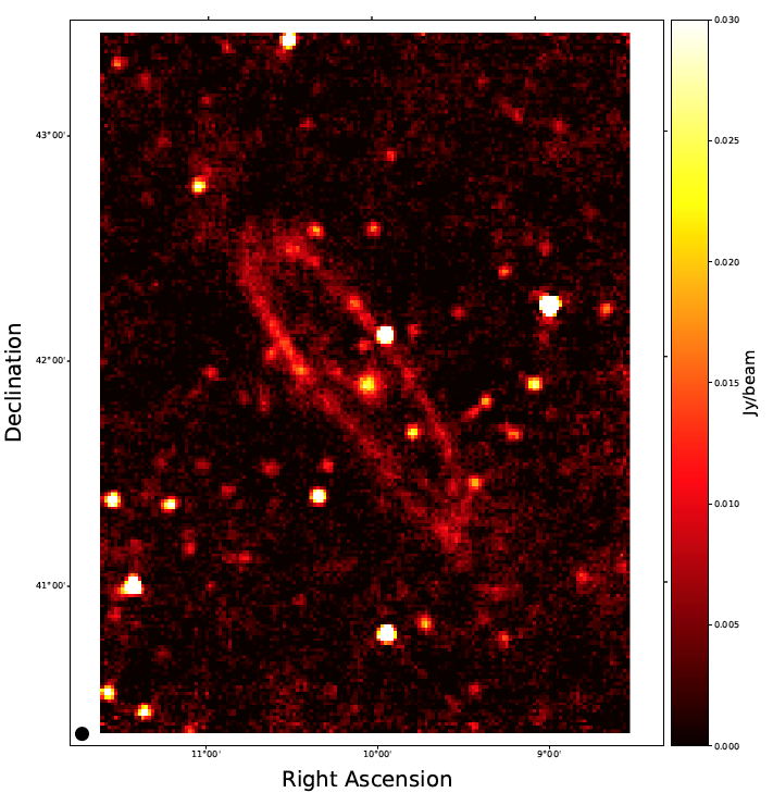 Еще раз, вот новое радиоизображение Галактики Андромеды. Предоставлено: С. Фатигони и др. / Астрономия и астрофизика, 2021 г.