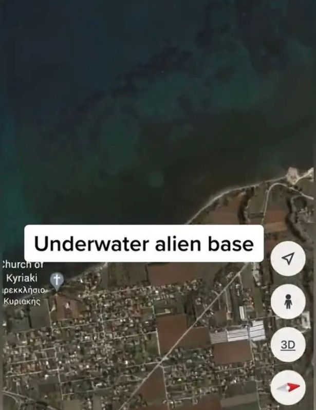 Пользователь TikTok Брайан Дэниел считает, что он обнаружил подводную базу пришельцев