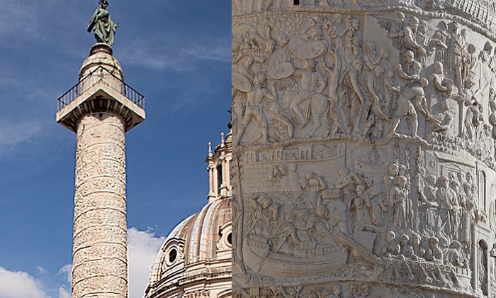 Колонна Траяна – римская триумфальная колонна в Древнем Риме