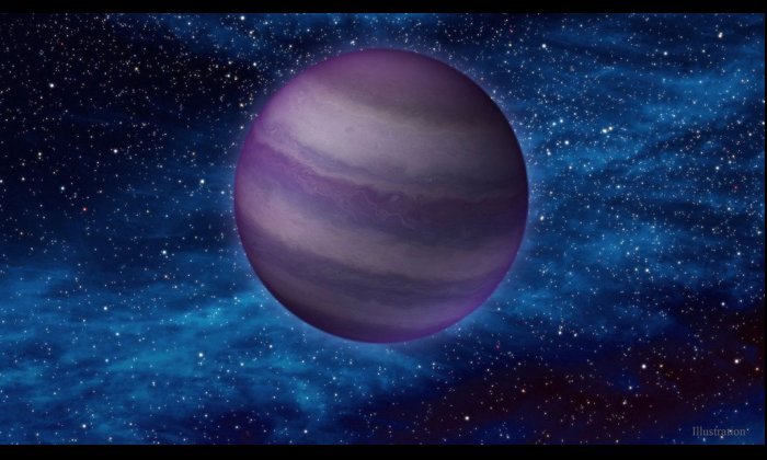На иллюстрации этого художника изображен тусклый холодный коричневый карлик в космосе. Коричневые карлики образуются как звезды, но не обладают достаточной массой, чтобы зажечь ядерный синтез в их ядрах - процесс, который заставляет звезды гореть. В результате они имеют общие физические характеристики с массивными планетами, такими как Юпитер. Предоставлено: IPAC / Caltech.