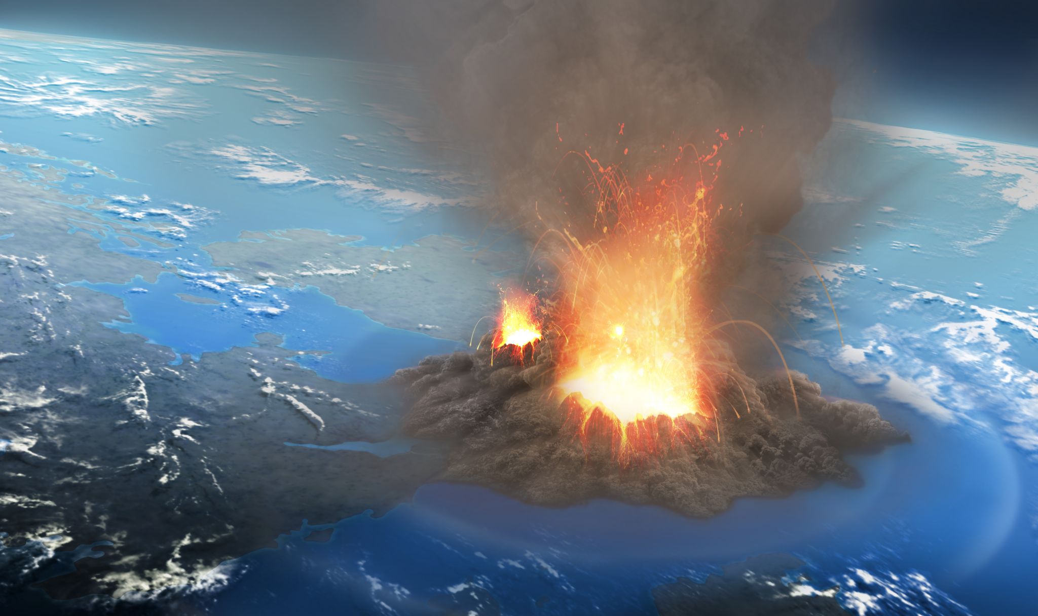 Наука: катастрофическое извержение супервулкана гораздо более вероятно, чем считалось ранее