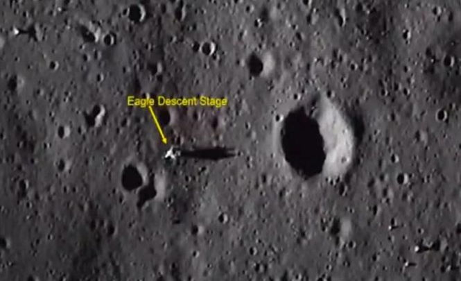 Следы присутствия астронавтов обнаружили на Луне