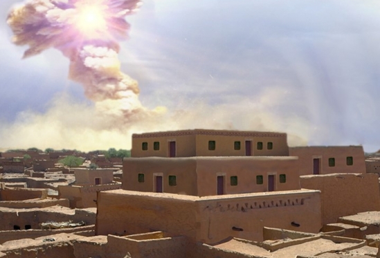Гигантская космическая скала разрушила древний ближневосточный город и всех в нем - возможно, вдохновив библейскую историю Содома.