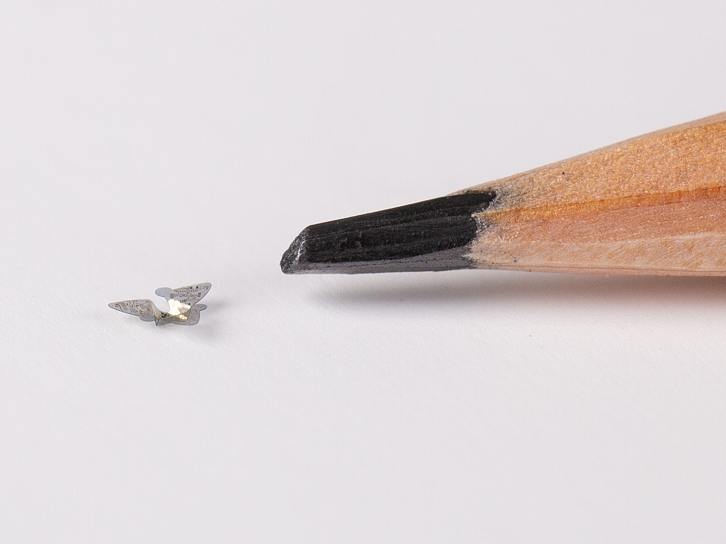 Крылатый микрочип - самая маленькая из когда-либо созданных человеком летающих конструкций