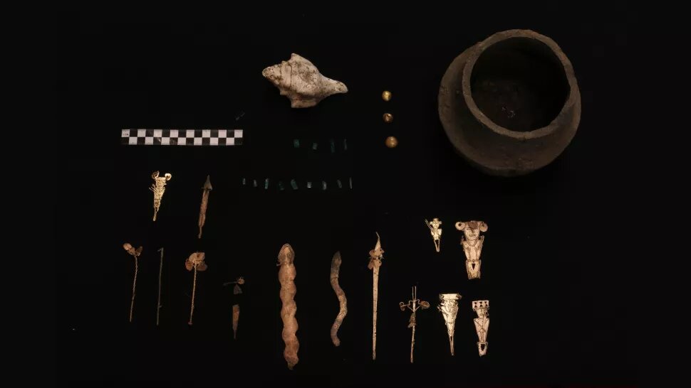 Другие артефакты, обнаруженные при раскопках. Предоставлено: Франсиско Корреа.