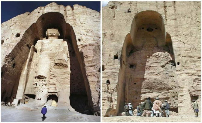 Странные статуи, которые когда - то были в Афганистане
