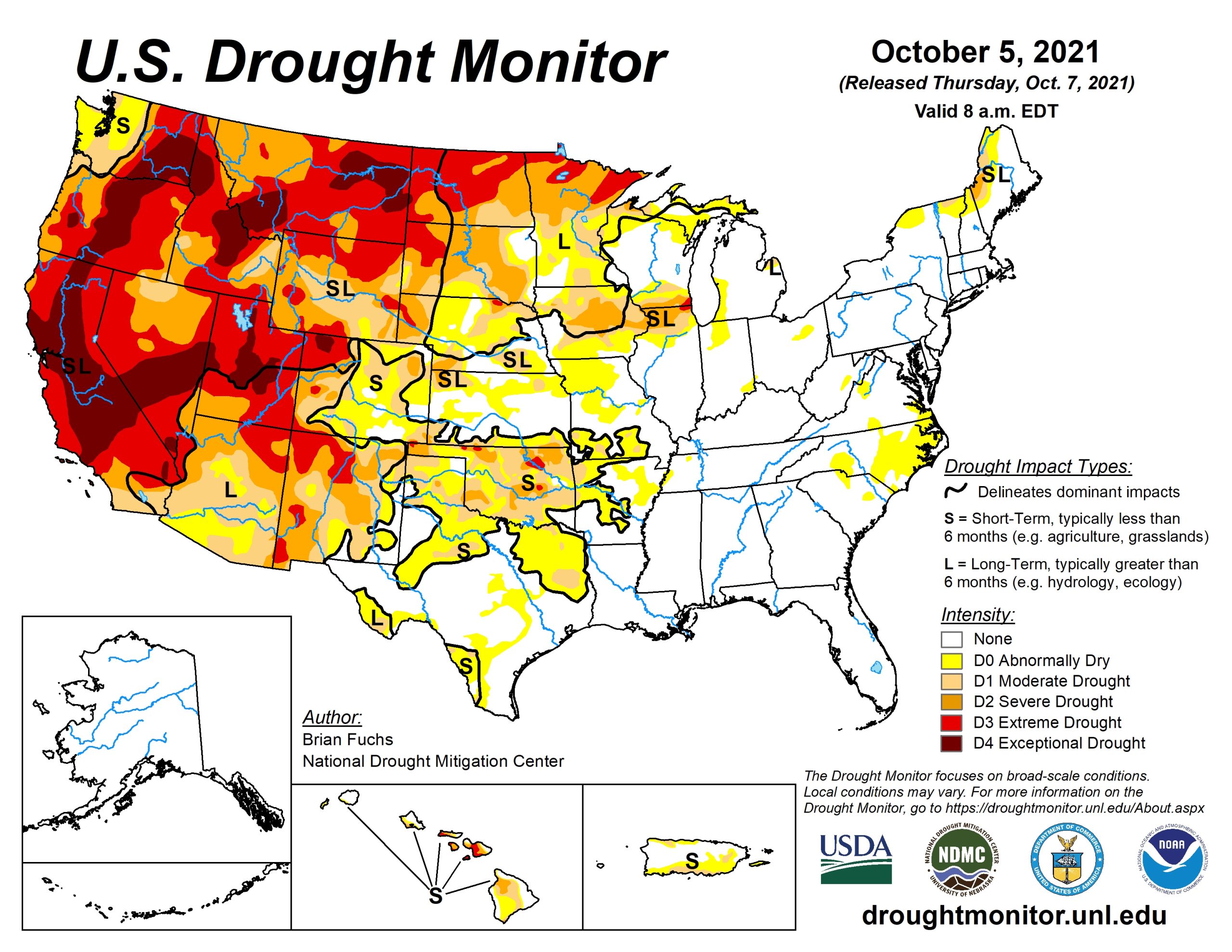 В США бушует мега-засуха, а в Северной Дакоте хуже, чем в Dust Bowl.