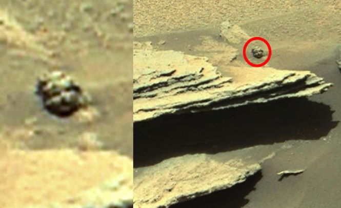Древняя голова статуи найдена на Марсе