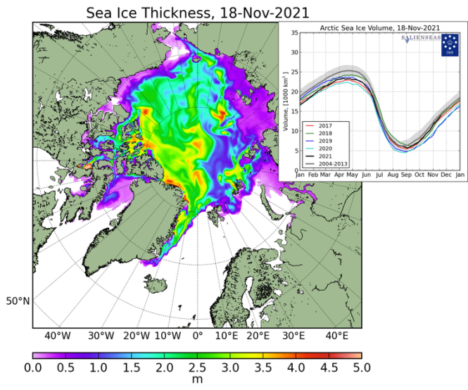 Арктика пошла на рекорд холода. Вулканическая зима все ближе.