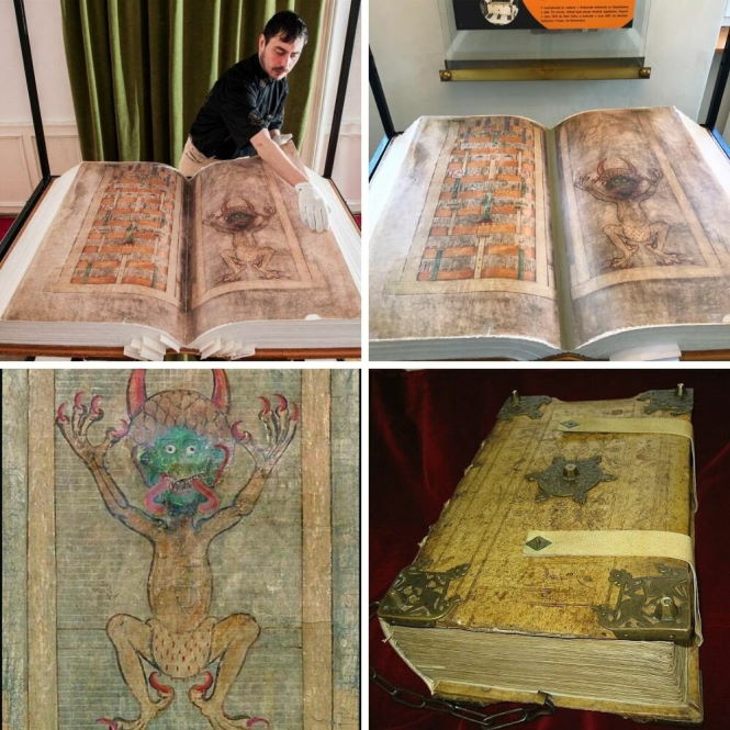 Кодекс Гигас - об этой загадочной книге огромного размера.