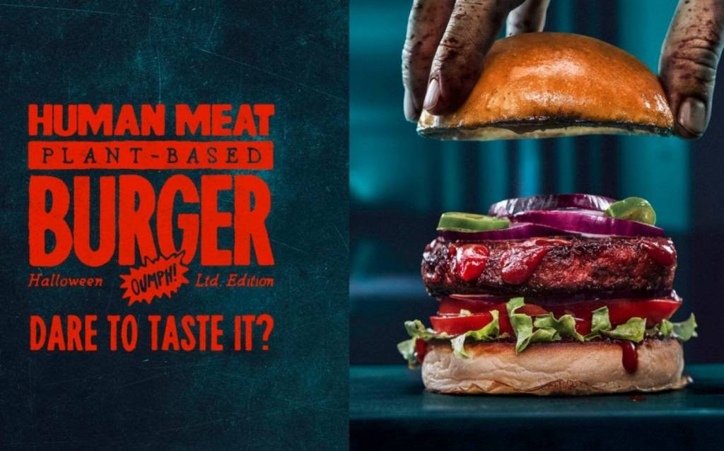 Оумф! выпускает бургер из растительного мяса на Хэллоуин - FoodBev Media