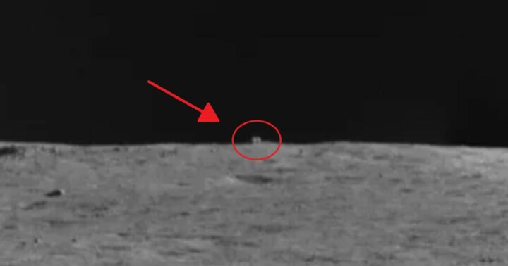 Китайский вездеход исследует загадочный объект кубической формы на поверхности Луны