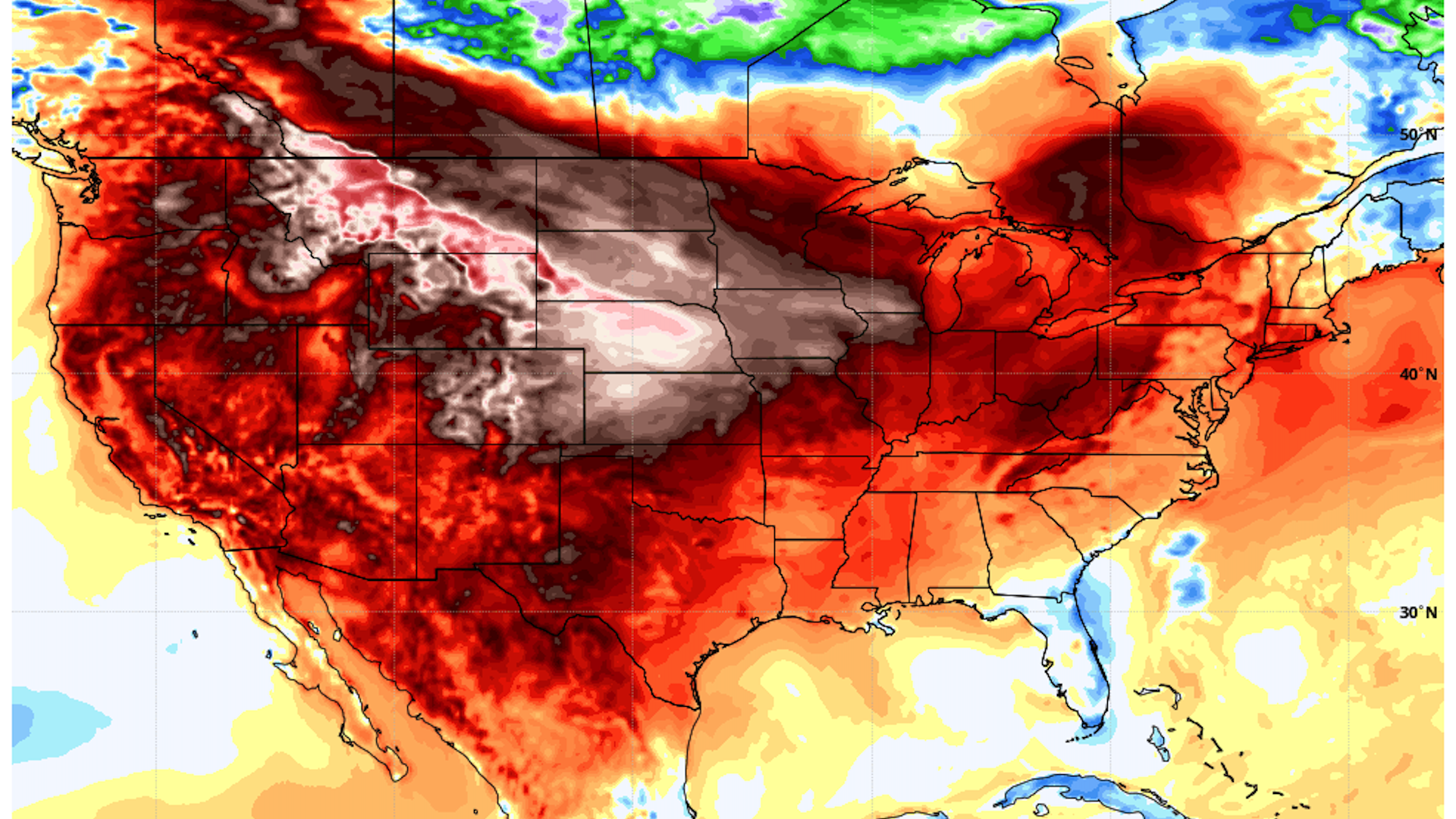 Беспрецедентная жара в начале зимы побила рекорды в США и Канаде