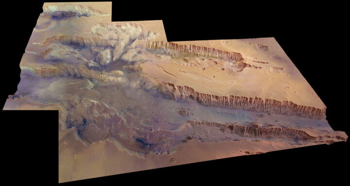 Космический корабль, исследующий Марс, обнаружил скрытую воду в Гранд-Каньоне Марса