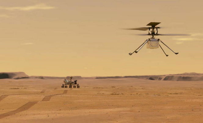 Аномальное поведение марсианского вертолёта Ingenuity