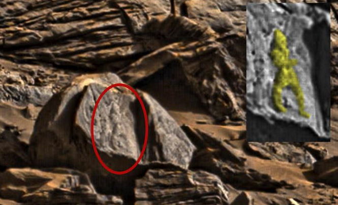 Древняя резьба найдена на марсианском валуне