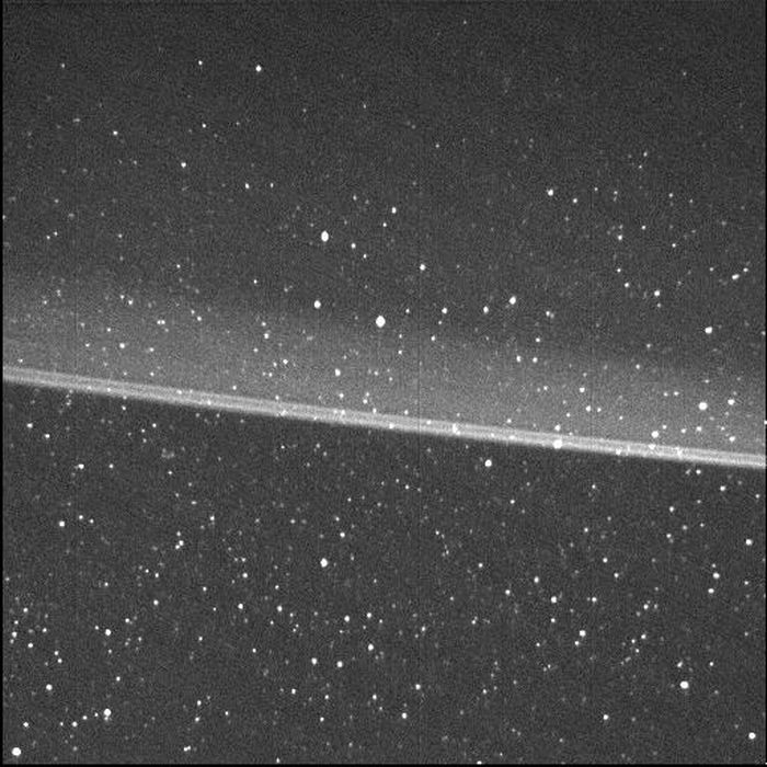 Пыльное кольцо Юпитера. Предоставлено: НАСА / Лаборатория реактивного движения-Калтех.